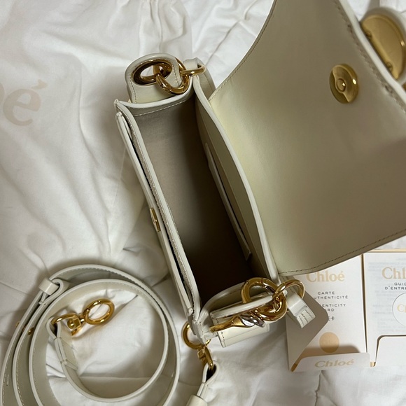 Chloe Tess bag white SMALL. - Picture 3 of 8